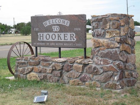 Welcome to Hooker by funny strange or funny ha ha, via Flickr Funny Place Names, Funny Town Names, Silly Names, Funny City, Unusual Names, Town Names, Name Pictures, Street Names, Old Barns