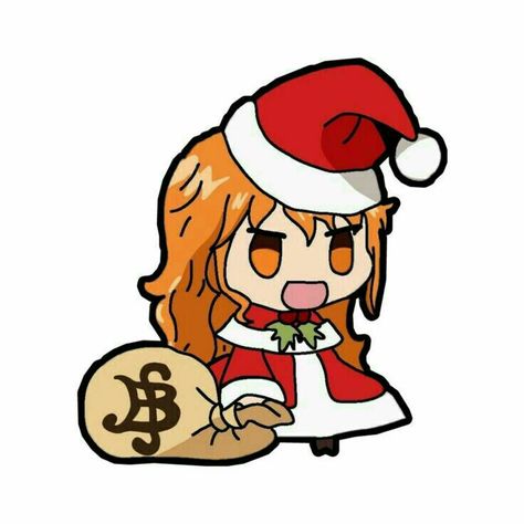 Nami Christmas Art, Nami Onepiece Chibi, Nami Chibi, Luffy X Nami, One Piece Nami, Nami One Piece, Anime Stickers, Profile Photo, One Piece (anime)