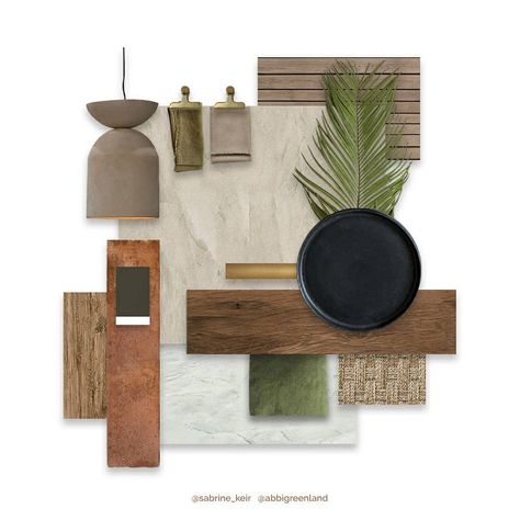 Earthy Material Board, Interior Design Mood Board Terracotta, Earthy Material Palette, Terracotta Mood Board Interior, Terracotta Mood Board, Earthy Tones Interior, Teracota Interior, Earthy Moodboard, Earthy Interior Design