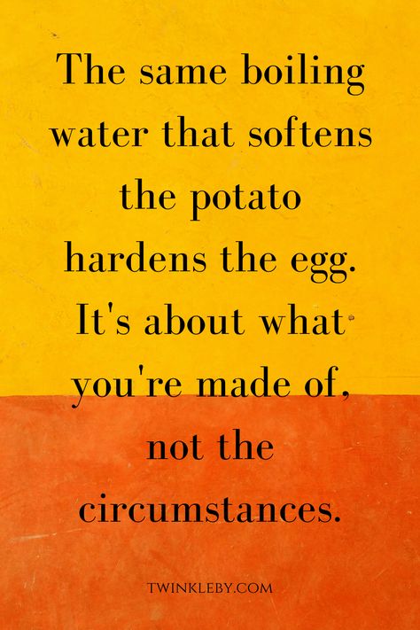 The Same Water That Softens The Potato, The Same Boiling Water That Softens, Potato Quotes, Rich Food, Boiled Potatoes, Brunch Party, Boiling Water, The Egg, True Story