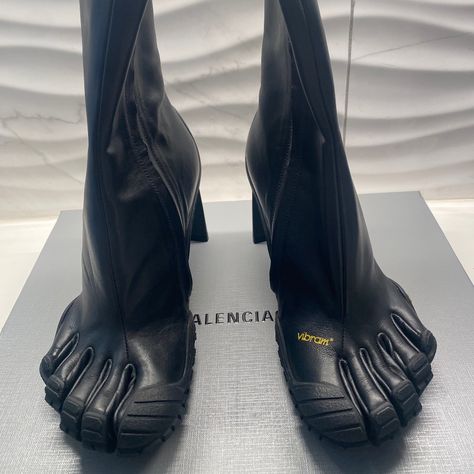 Brand New Never Worn Only Tried On. Comes With Original Shopping Bag, Box, Dust Bags And Receipt If Needed. Size6 Balenciaga Heels, Toe Shoes, Balenciaga Shoes, Designer Boots, Shoes Heels Boots, Shoes Women Heels, All Fashion, Balenciaga, Shoes Heels