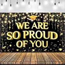 Check this out! Congratulations Decorations, Army Party Decorations, Photo Booth Backdrop Graduation, Gold Graduation Decorations, Backdrop Graduation, Graduation Party Backdrops, Graduation Party Banners, Grad Banner, Congratulations Banner