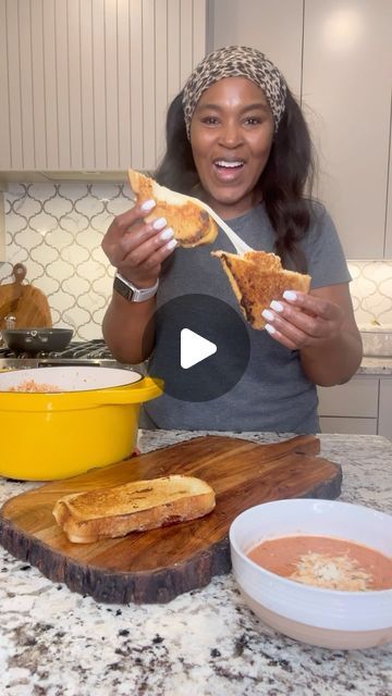 Tina Farmer on Instagram: "Cheesy Tomato Soup with a Grilled Cheese Sandwich! #grilledcheese #tomatosoup" Hidden Veggie Soup, Cheesy Tomato Soup, Hidden Veggies, Veggie Soup, Cheese Sandwich, Grilled Cheese Sandwich, Cheese Sandwiches, Tomato Soup, Grilled Cheese