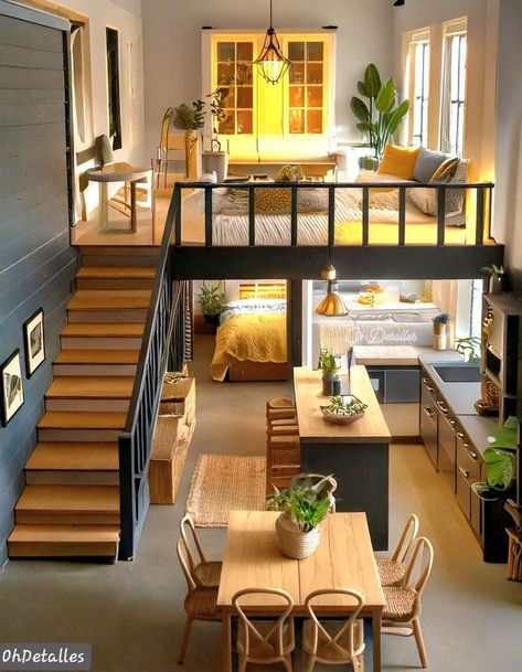 Loft House Exterior, Hotel In Tokyo, Pics Of People, Small House Blueprints, Loft House Design, Mini Loft, House Floor Design, House Arch Design, Intimate Photos