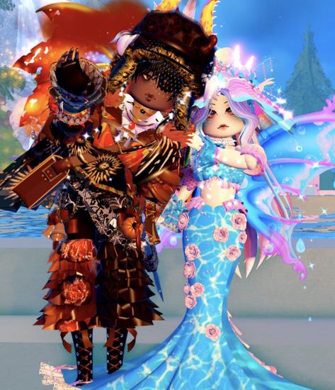 Fire Royale High Outfits, Fire Outfit Royale High, Water Vs Fire Fairy Royale High Outfit, Royale High Water Outfit, Alien Invasion Royal High, Royal High Female Outfits, Water Fairy Outfit Royal High, Royal High Light Fairy Outfit, Royal High Water Fairy