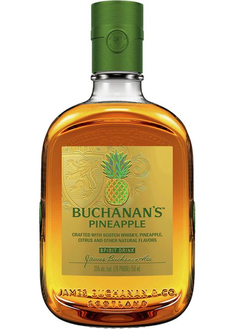 Scotland - The result is a uniquely sophisticated drink with aroma of luscious, juicy pineapple and a hint of zesty citrus perfectly paired with the light caramel and vanilla notes from award-winning Buchanan Blended Scotch Whisky, finishing with lingering, bright tropical flavors. Buchanan Drinks, Buchanan Whiskey, Alcohol Store, Nikka Whisky, Spirit Drink, Japanese Whisky, Blended Scotch Whisky, Rye Whiskey, Scotch Whiskey