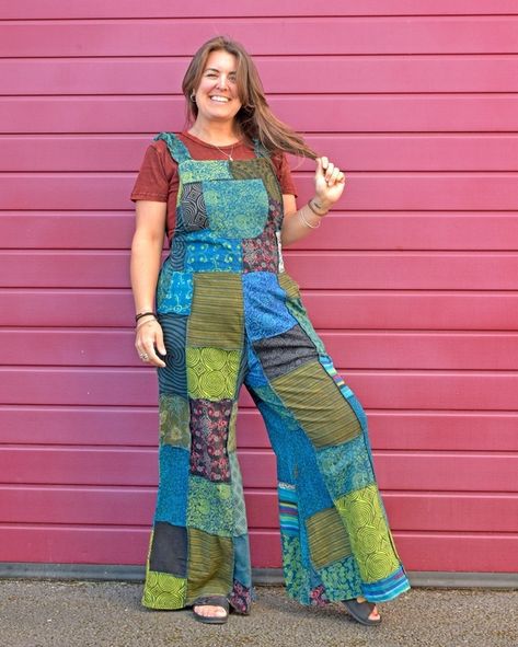 JUST LANDED! 🙌 ➡️ Gaia Patchwork Dungarees RUN, don't walk to our latest AW24 launch available in UK8-24! #aw24 #hippiedungarees #hippiegirl #hippielife #patchwork Hippie Girl, Hippie Life, Dungarees, Festival Wear, Product Launch, Plus Size, Festival, How To Wear