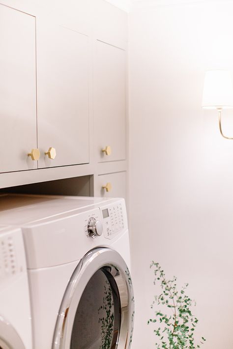 Laundry Combo, Light Gray Cabinets, Laundry Room/mud Room, Style Me Pretty Living, Head Over Heels In Love, Beach House Style, Laundry Mud Room, Grey Cabinets, Mud Room