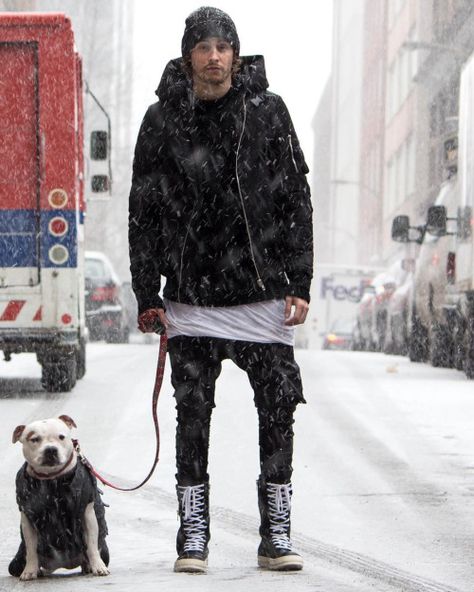 Rick Owens Boots Outfit, Rick Owens Outfit Men, Rick Owens Street Style, Dark Streetwear, Rick Owens Outfit, Rick Owens Fashion, Rick Owens Boots, Black Ninja, Boots Outfit Men