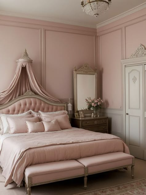 Pink And Wooden Bedroom, Calm Pink Bedroom, Vintage Vanity Aesthetic, Spot Light Photoshoot, Cozy Room Ideas, Vanity Aesthetic, Vintage Vanity Decor, Room Ideas For Men, Light Photoshoot