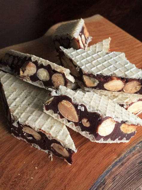 Italian Tarrone — Kitchen Bliss Torrone Recipe, Making Sweets, Italian Christmas Cookies, Italian Chocolate, Italian Cookie Recipes, Italian Pastries, Biscotti Cookies, Biscotti Recipe, Italian Christmas