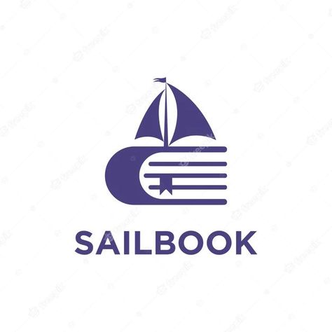 Premium Vector | Sailing book, library logo design inspiration Library Logo Design, Sailing Logo, Library Logo, Book Library, Book Logo, Logo Design Inspiration, Premium Vector, Graphic Resources, Sailing