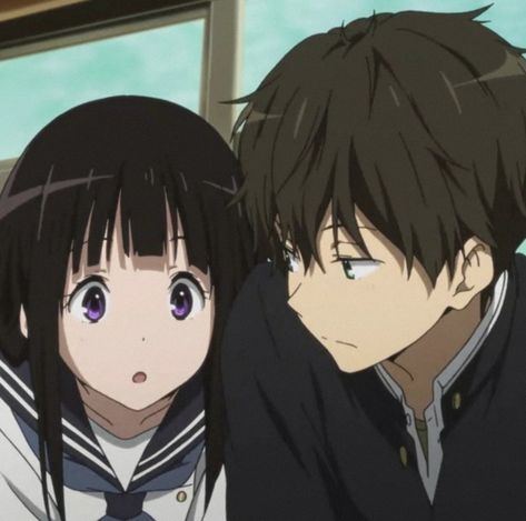 houtarou oreki x eru chitanda Couple Core, Houtarou Oreki, Eru Chitanda, Anime Warrior, Cute Couples Photos, Warrior Girl, Digital Art Anime, Cute Profile Pictures, Dark Anime