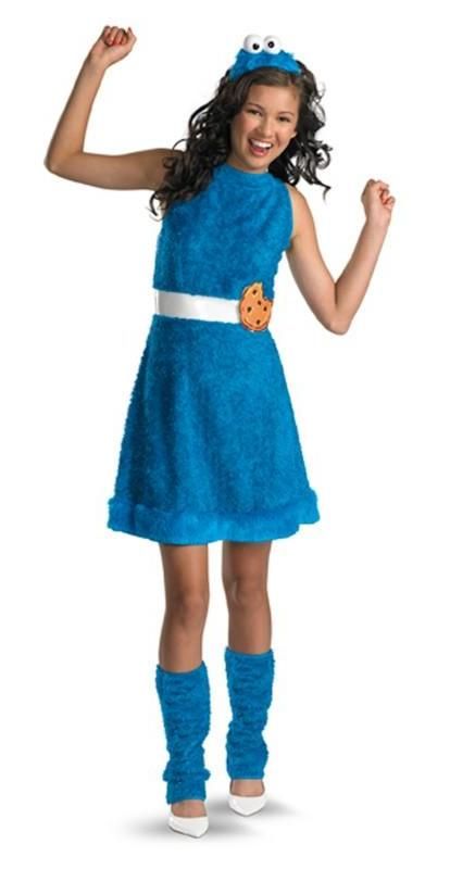 Cookie Monster Costume Cookie Monster Halloween Costume, Halloween Costume Teenage Girl, Monster Cookies Halloween, Cookies Monster, Cookie Monster Costume, Monster Costume, Party City Costumes, Teen Halloween