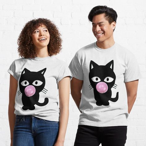 Cute black cat blowing a bubble gum. A great gift idea for cats and animals lovers. black cat t shirt, black cat t shirts, black cat tshirt t shirts, black cat shirt design, animals bubble gum, animals bubble gum art, animals bubble, animals blowing bubble gum, animals blowing bubble art, animals with bubble gum, bubble gum animals, redbubble t shirts, redbubble tshirts, redbubble tshirts t shirts, shirts redbubble, funny shirts redbubble,redbubble t shirts art, redbubble t shirts design Redbubble T Shirt, Blowing A Bubble Gum, Redbubble Tshirts, Gum Bubble, Cat T Shirts, Redbubble Shirt, My Bubble, Design Tshirts, Tshirts Design