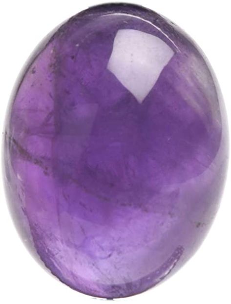 Amazon.com: Gemhub A Grade Violet Amethyst 8.25 Ct Oval Cabochon Violet Amethyst, Translucent Amethyst Jewelry Making Stone: Jewelry Violet Jewelry, Colour Stone, Cabochons Stones, Amethyst Jewelry, Oval Stone, Amethyst Stone, Oval Cabochon, Stone Jewelry, Stone Color