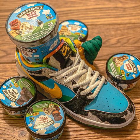 Nike Sb Dunk Low Chunky, Chunky Dunk, Chunky Dunky, Nike Fashion Sneakers, Sb Dunks, New Nike Shoes, Nike Sb Dunk Low, Ben And Jerrys, Sb Dunk Low