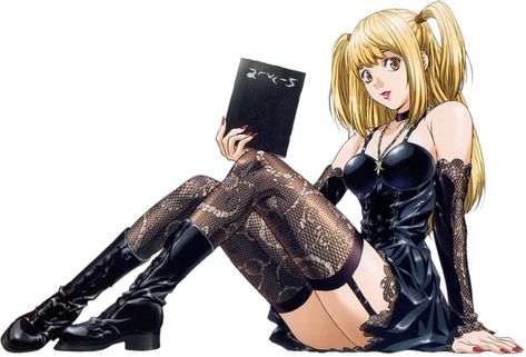 Misa Amane Outfit, Misa Amane Cosplay, 9 Tails, Snk King Of Fighters, Misa Amane, Estilo Rock, Anime Boys, Tee Dress, Black Backgrounds