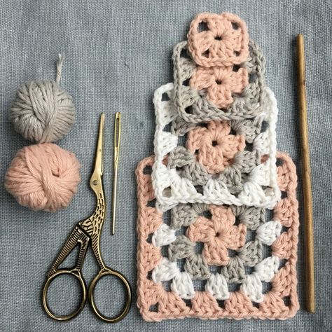 Make A Granny Square, Crochet Jackets, Debbie Bliss, Granny Squares Pattern, Crochet Jacket, Dk Yarn, Granny Squares, Square Pattern, Tapestry Needle