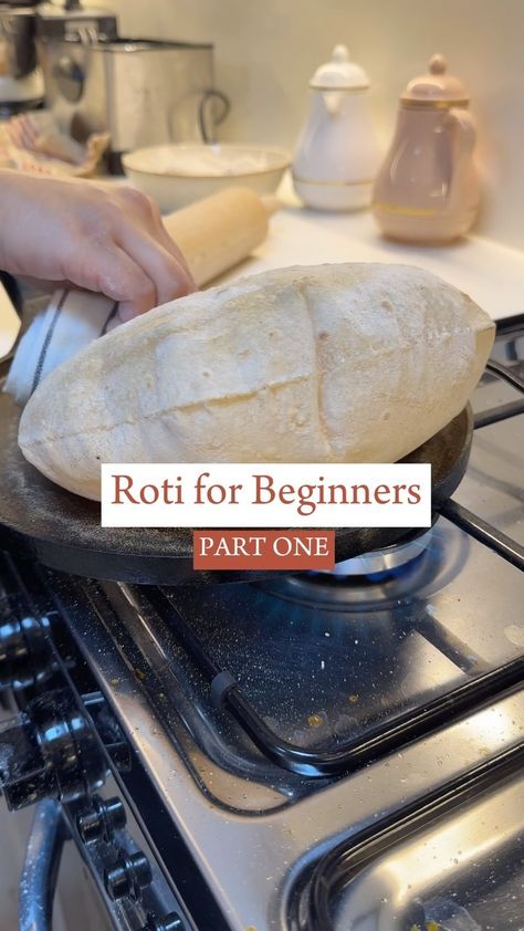 Sadia Sami | ✨Roti for beginners ✨ I’ve always struggled to make proper rotis but after a lot of experimenting and trial and error, I find this method… | Instagram Guyanese Recipes, How To Roll, Cling Film, Trial And Error, More Water, Cleaning Dishes, Flour, Instagram