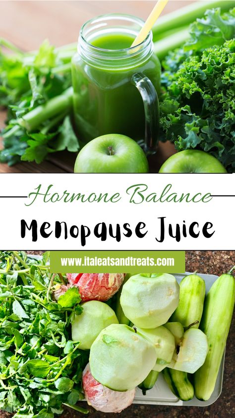 Menopause Juice Recipe - Ital Eats and Treats Relaxing Drinks, Cheap Food Ideas, Liver Cleanse Recipe, Hormone Balancing Smoothie, Crohns Diet, Juice Ideas, Green Juice Recipe, Ginger Shots, Flavored Waters