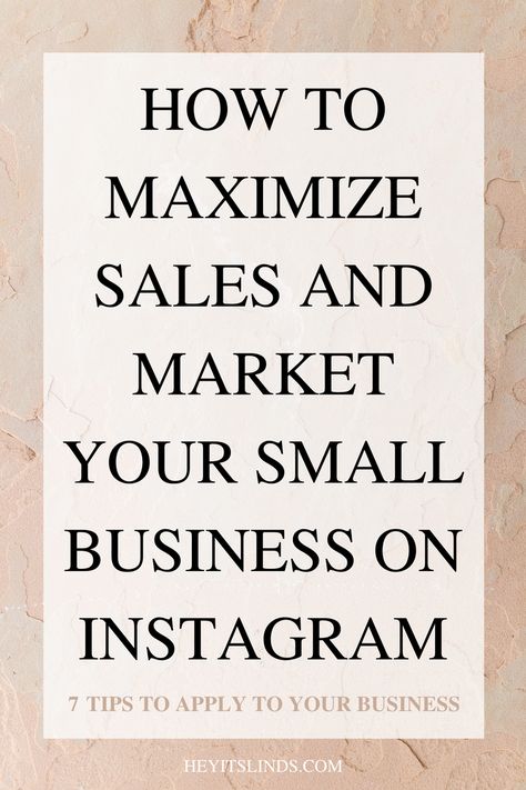 How To Maximize Sales + Market Your Small Business on Instagram Small Business On Instagram, Million Dollar Business, Small Business Marketing Plan, Types Of Business, Small Business Bookkeeping, Small Business Instagram, Logo Instagram, Small Business Strategy, Selling On Instagram