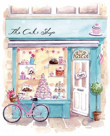 Hannah George | Meiklejohn Hannah George, Cafe Idea, Paris Illustration, Eyes Art, Calendar Ideas, Water Colours, Shop Illustration, Cafe Art, Cafe Logo