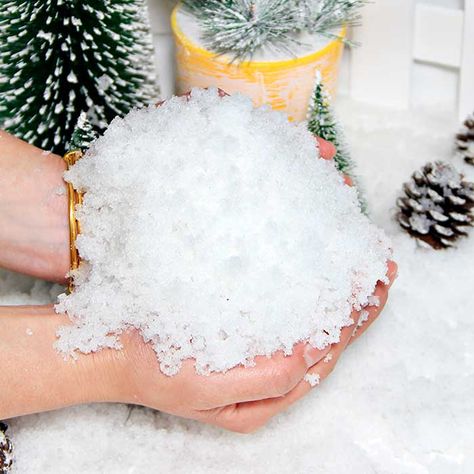 Snow Decorations, Frozen Crafts, Diy Natal, Magic Snow, Christmas Party Decoration, Snow Effect, Artificial Snow, Fake Snow, Winter Decoration