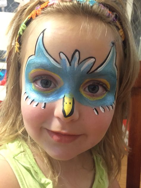 Owl Face Paint, Owl Face, Owl Girl, Facepaint, Face Painting, Face Paint, Carnival Face Paint, Carnival, Facial