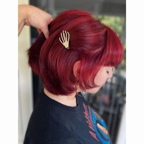 Red French Bob, Haircut 2023, Hair References, Red Bob, Hair Pics, French Bob, Hair Reference, One Piece Luffy, Pixie Cuts