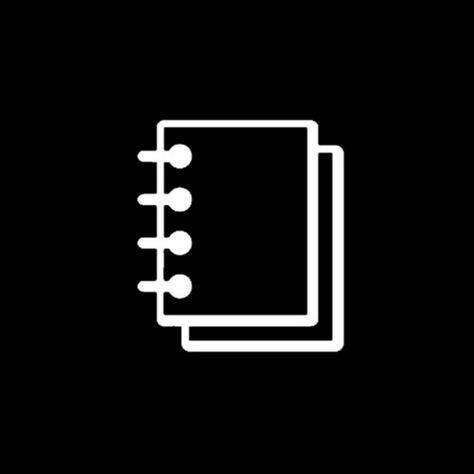 Black Icon Notes, Notes App Icon Black, Black And White Notes Icon, Notes Widget Icon, Notes Icon Black, Notes App Icon Aesthetic, App Black Icon, Notes App Icon, Bulb Photography