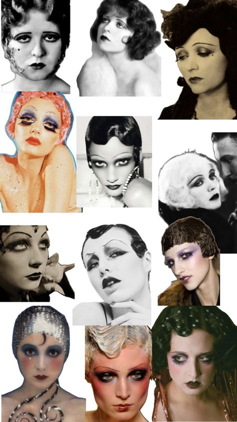 1920s Editorial, 1920s Inspired Makeup, 1920s Makeup Look, 1920’s Makeup, 1920s Makeup, House Of The Rising Sun, Stage Makeup, 1920s Flapper, Makeup Trends