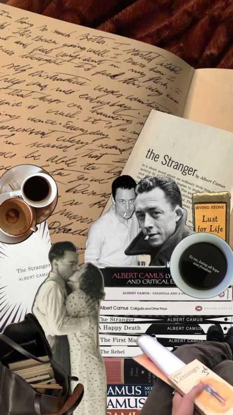 Camus Wallpaper, Albert Camus Wallpaper, Camus Aesthetic, Albert Camus Aesthetic, Mac Wallpaper, Albert Camus, Movie Wallpapers, Lazy Sunday, Dark Academia