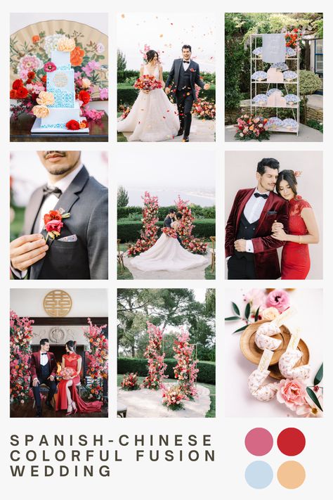 Chinese And Mexican Wedding, Mexican Chinese Wedding, Chinese Mexican Wedding, Red Weddings, Spanish Wedding, Spanish Culture, Wedding 2025, Mexican Wedding, Chinese Wedding