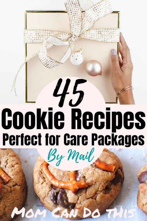 Great recipes for cookies that ship well! Send care packages with yummy cookies using these easy cookie recipes for cookies by mail. I love #8 and 25 for sending some homemade love this season! Christmas cookies, and special gluten-free, egg-free, dairy-free, and even sugar-free option for your cookies this year! Click through for the entire list! Mailing Cookies, Recipes For Cookies, Christmas Cookies Packaging, Tasty Cookies, Bus Ideas, Shipping Cookies, College Ideas, Christmas Cookie Exchange, Delicious Cookie Recipes