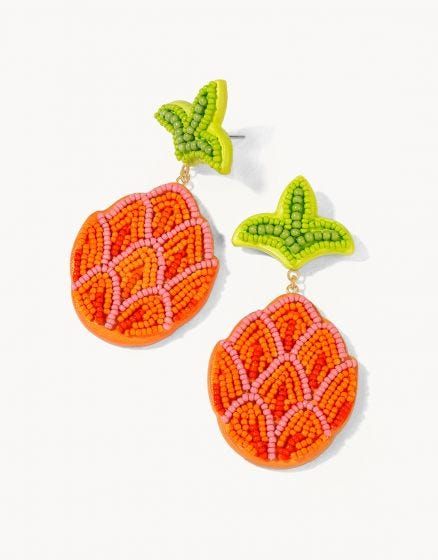 Preppy Pineapple, Turn Up The Volume, First Mothers Day Gifts, Spartina 449, Beach Collection, Sweet Nothings, Bead Leather, Boutique Design, Seed Bead Earrings