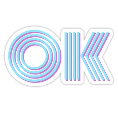 It’s ok. Ok, ok, ok, ok. Keep telling it’s ok. It will make it messy. Not ok. But, you know, it’s always ok. Ok. • Also buy this artwork on stickers, apparel, phone cases, and more. Ok Sticker, Ok Logo, Happy Emoticon, Fashion Quotes Inspirational, Healing Journaling, Ur Mom, Travel Locations, Pink Pattern, You Know It