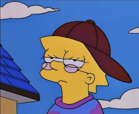 Indie kid  , aesthetic , Lisa Simpson, Cartoon Lisa Simpson Aesthetic, Cartoon Hip Hop, Indie Kid Aesthetic, Kid Aesthetic, Simpsons Quotes, Aesthetic Cartoon, Cartoon Tattoos, No One Loves Me, Indie Kids