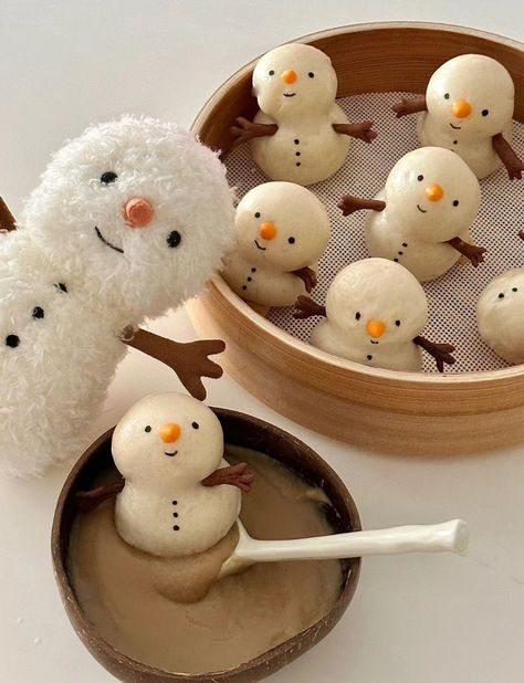 Bao Dumplings, Halloween Breakfast, Cute Bakery, Cute Bento, Kawaii Cooking, Christmas Memes, Health Breakfast, Kawaii Food, Cute Desserts