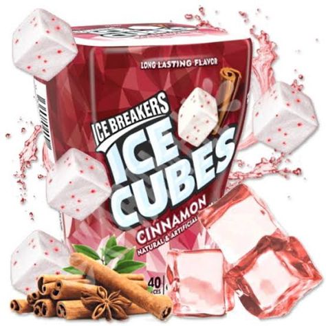 Ice Breakers Gum, Ice Cubes Gum, American Snacks, Gum Flavors, Candy Gift Baskets, Tim Tam, Jelly Bag, S'mores, Ice Breakers