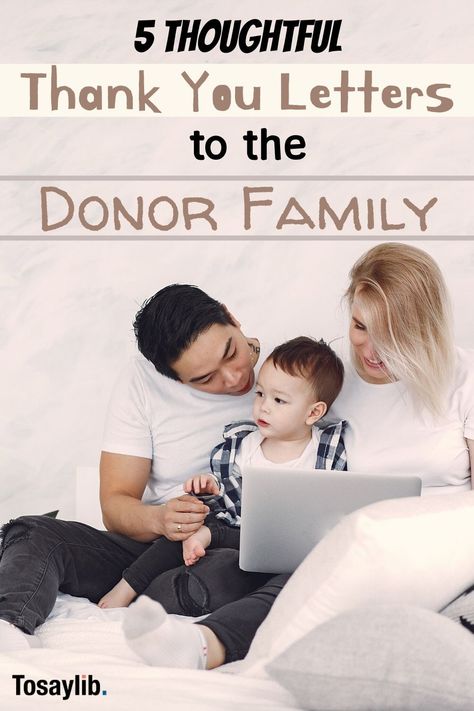 It’s surprisingly hard to find good examples of thank you letters to donor family, especially given the seriousness of the whole process.    However, when you have been lucky enough to receive an organ from another person, a little difficulty is nothing to sweat.    #thankyoudonor #thankyoudonorfamily #thankyouforyourdonation #thankyoulettertodonorfamily Kidney Donor Quotes, Organ Transplant Quotes, Organ Donor Quotes, Donor Thank You Letter, Organ Donation Quotes, Donation Quotes, Baby Naming Ceremony, Prayer Of Thanks, Kidney Donor