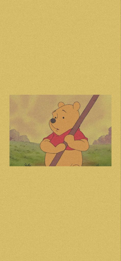 #winniethepooh #wallpaper #cute #honey #yellow Honey Yellow, Wallpaper Cute, Yellow Background, Winnie The Pooh, Honey, Yellow