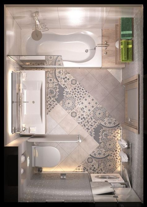 Bilik Air, Bad Inspiration, Small Space Design, Small Bathroom Storage, Bathroom Layout, Minimalist Bathroom, Bathroom Colors, Bath Room, Bathroom Remodel Master