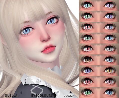 Sims 4 Anime Eyes, Kawaii Eyes, Sims 4 Cc Eyes, Sims 4 Anime, Sims 4 Cc Makeup, Kawaii Faces, Tumblr Sims 4, Sims 4 Cc Furniture, Sims 4 Mods Clothes