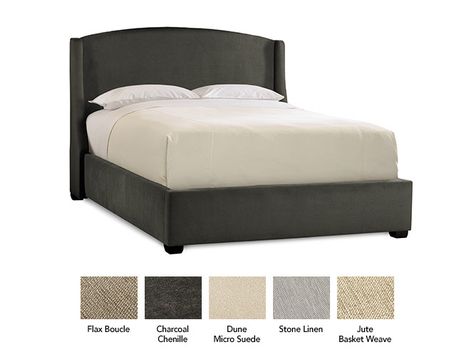 Sleep Number<sup>®</sup> Refined Sidewing Upholstered Bed Sleep Number Bed Frame Ideas, Sleep Number Bed Frame, Sleep Number Bed, Smart Bed, Bunk Beds With Stairs, Bedding Pillows, Upholstered Bed, Remodel Bedroom, Cool Beds