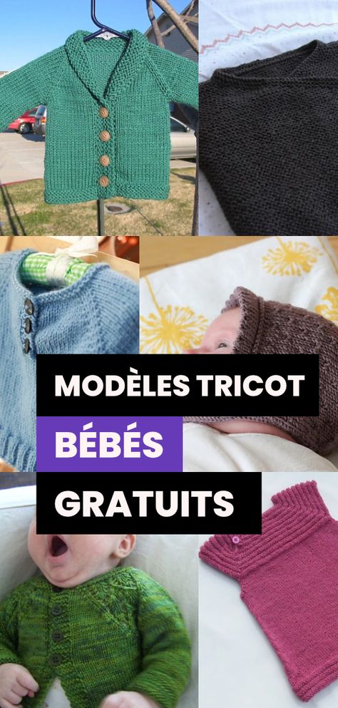 Tu cherches un modèle tricot bébé gratuit télécharger ? Tu vas pouvoir trouver ton bonheur ici. J’ai fais une sélection parmi un tas de modèles mignons. Gilet Long, Knitted Scarf, Origami, Crochet Hats, Couture, Knitting, Crochet, Patchwork