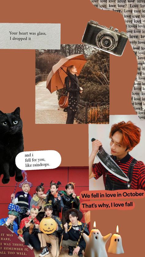 fall skz and ts wallpaper #taylorswift #straykids #leeknow #autumn Kpop Fall Wallpaper, Skz Pics, Pop Wallpaper, Straykids Leeknow, Skz Wallpaper, Savage Kids, Fall For You, We Fall In Love, All Is Well