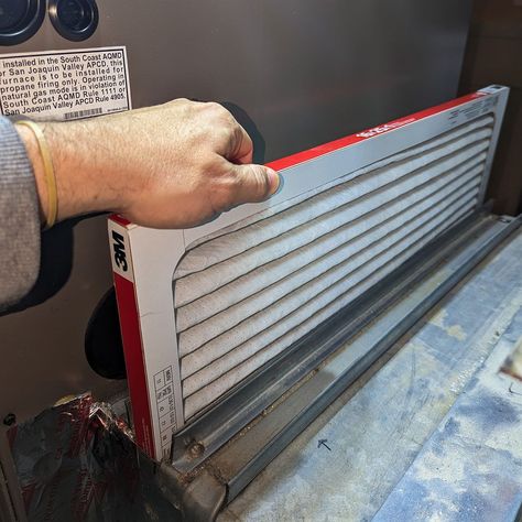 How to Change a Furnace Filter Handyman Hacks, Furnace Maintenance, Oil Furnace, System Kitchen, Furnace Repair, Furnace Filters, Project Steps, Garage Storage Organization, The Best Advice