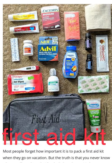 Mini Emergency Kit, First Aid Kit Contents, Camping Items, Travel Bags For Women, Thirty One Gifts, Aid Kit, Emergency Kit, First Aid Kit, Wet Wipe