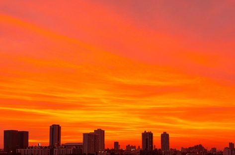 Abstract image of orange dramatic sky fo... | Premium Photo #Freepik #photo #background #light #nature #sun Gcse Photography, Dramatic Sky, Background Light, Canvas Drawings, Orange Background, Abstract Images, Colorful Landscape, Photo Background, Photography Inspo